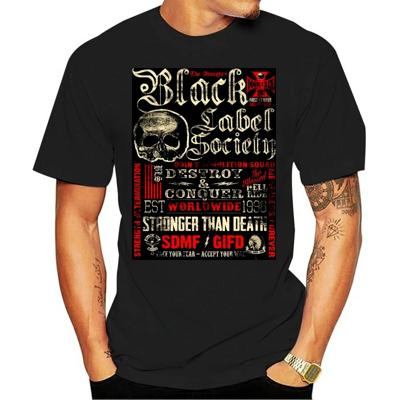 BLACK LABEL SOCIETY ZAKK WYLDE Destroy And Conquer SDMF OFFICIAL T-SHIRT