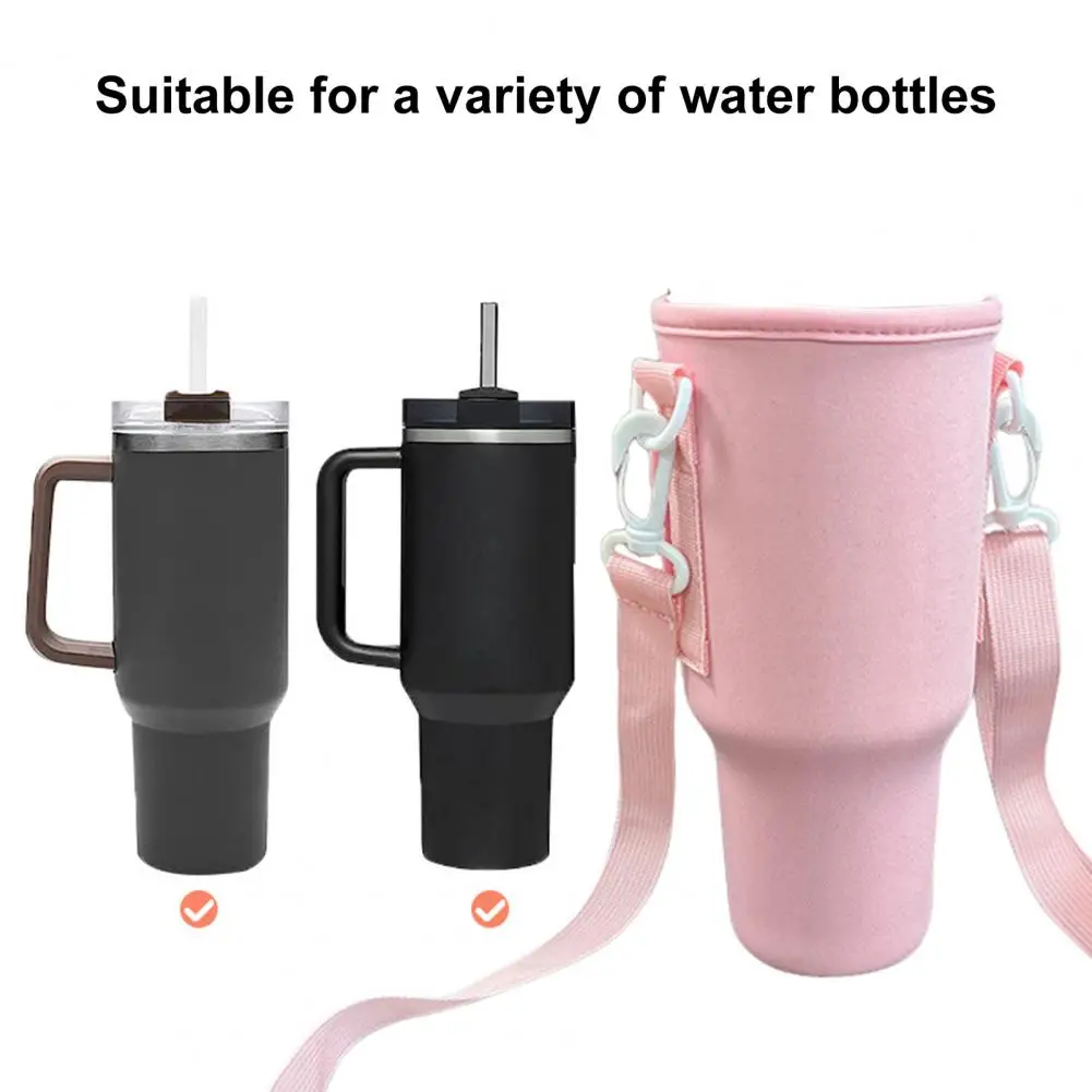 

Neoprene Water Bottle Sleeve Drinking Cup Bag Portable Neoprene Water Bottle Holder Bag Crossbody Pouch for Outdoor for Carrying