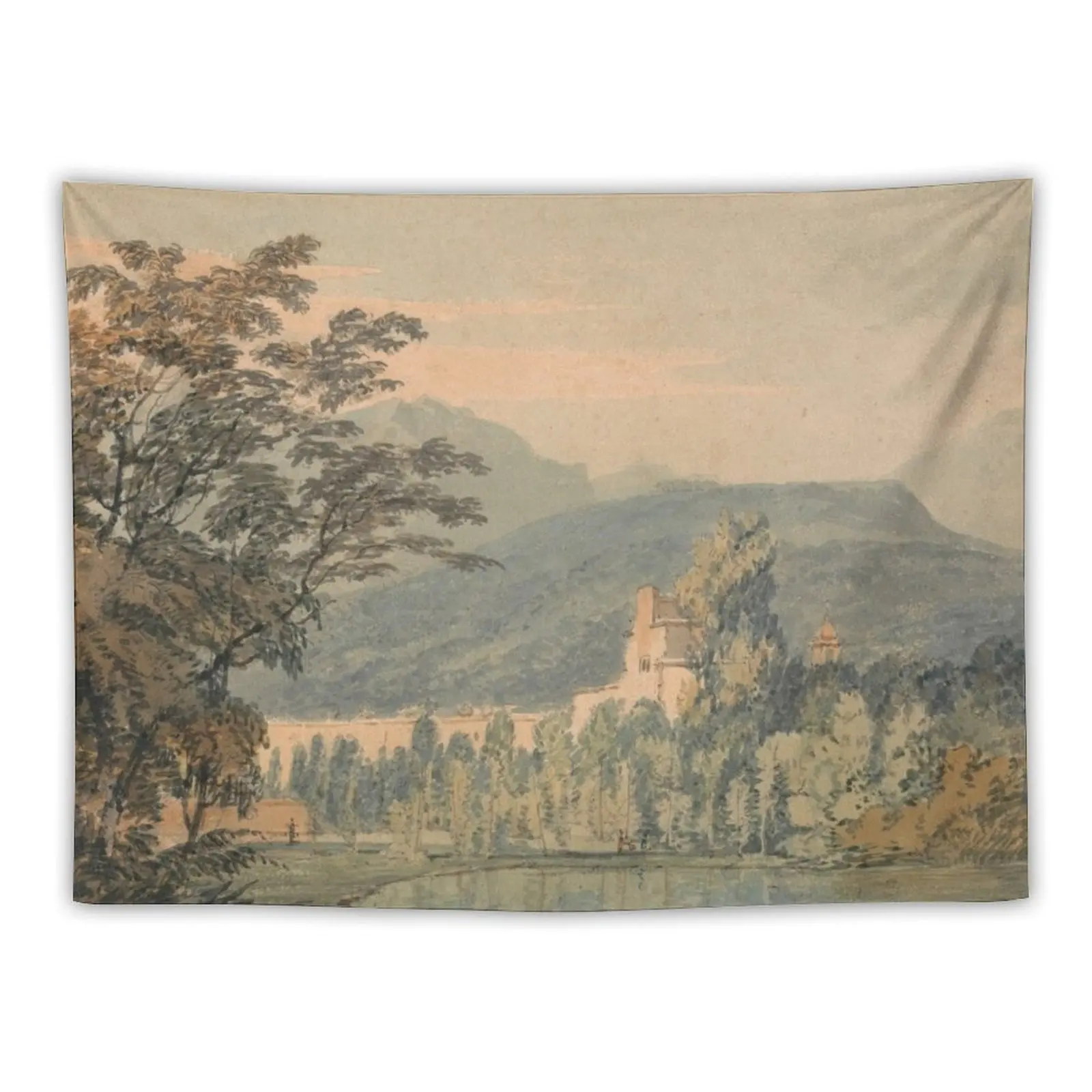 

Joseph Mallord William Turner - Sir William Hamilton's Villa Tapestry Decoration For Home Wallpaper Tapestry