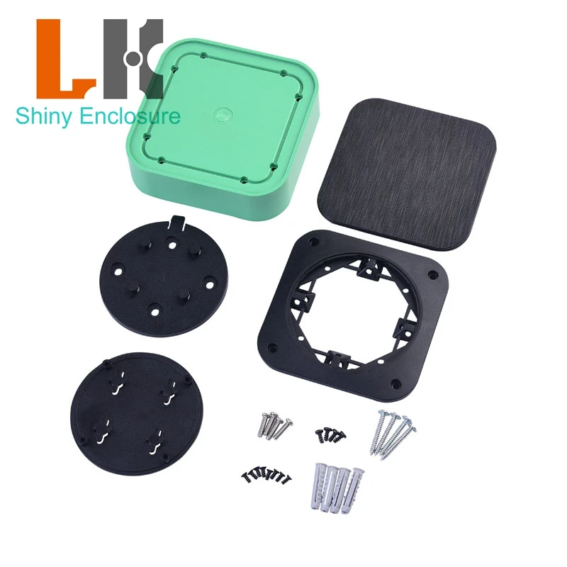 98x98x32mm Small Wall Mount Enclosure Diy Plastic Enclosure for Electronic Project Abs Housing Instrument Case Diy Junction Box