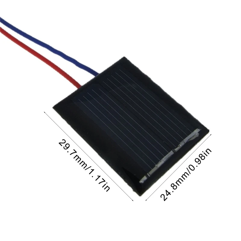 Panel 1V 85MA dengan papan silikon polikristalin panel kawat