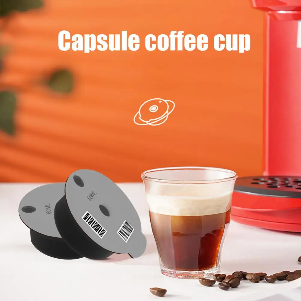 Cost-effective Coffee Capsules Reusable Coffee Capsules for Bosch Tassimo 60/180ml Refillable Espresso Pods for Coffee