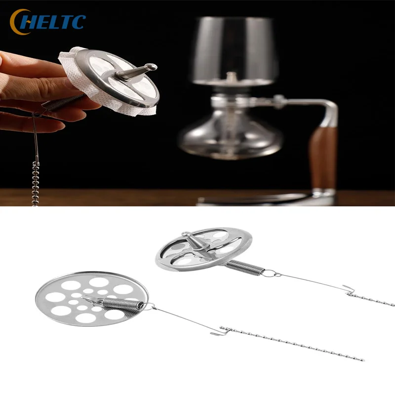 1 Set Food-Grade Stainless Steel Syphon Pot Replacement Filter Core For Long-Term Reusable Performance