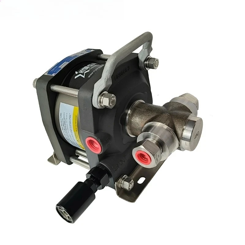Pneumatic High Pressure Air Driven Liquid Pump Max 15000psi Similar Haskel Wetted Moc 316SS Fluid Pressure Testing Pump