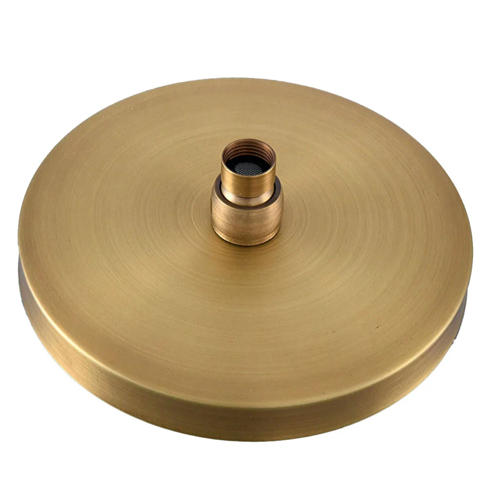 8 "cal antyczny mosiądz wanna opady deszczu deszcz łazienka głowica prysznicowa akcesoria łazienkowe (standard 1/2") msh240