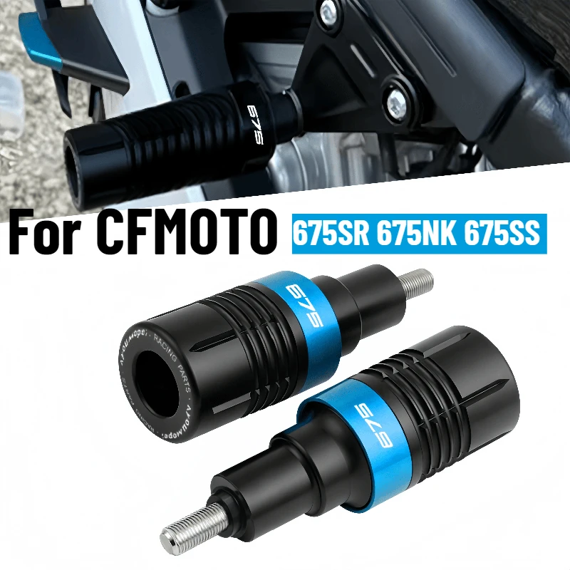 For CFM OTO 675SR 675NK 675SS SR675 Motorcycle Engine Pad Falling Protection 675 SS NK Frame Sliders Crash Protector Accessories