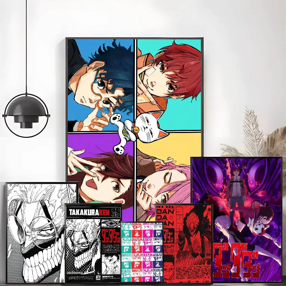 ملصق Anime D-Dandadan Ken ملصق فني عالي الوضوح ذاتي اللصق مقاوم للماء لتزيين المنزل
