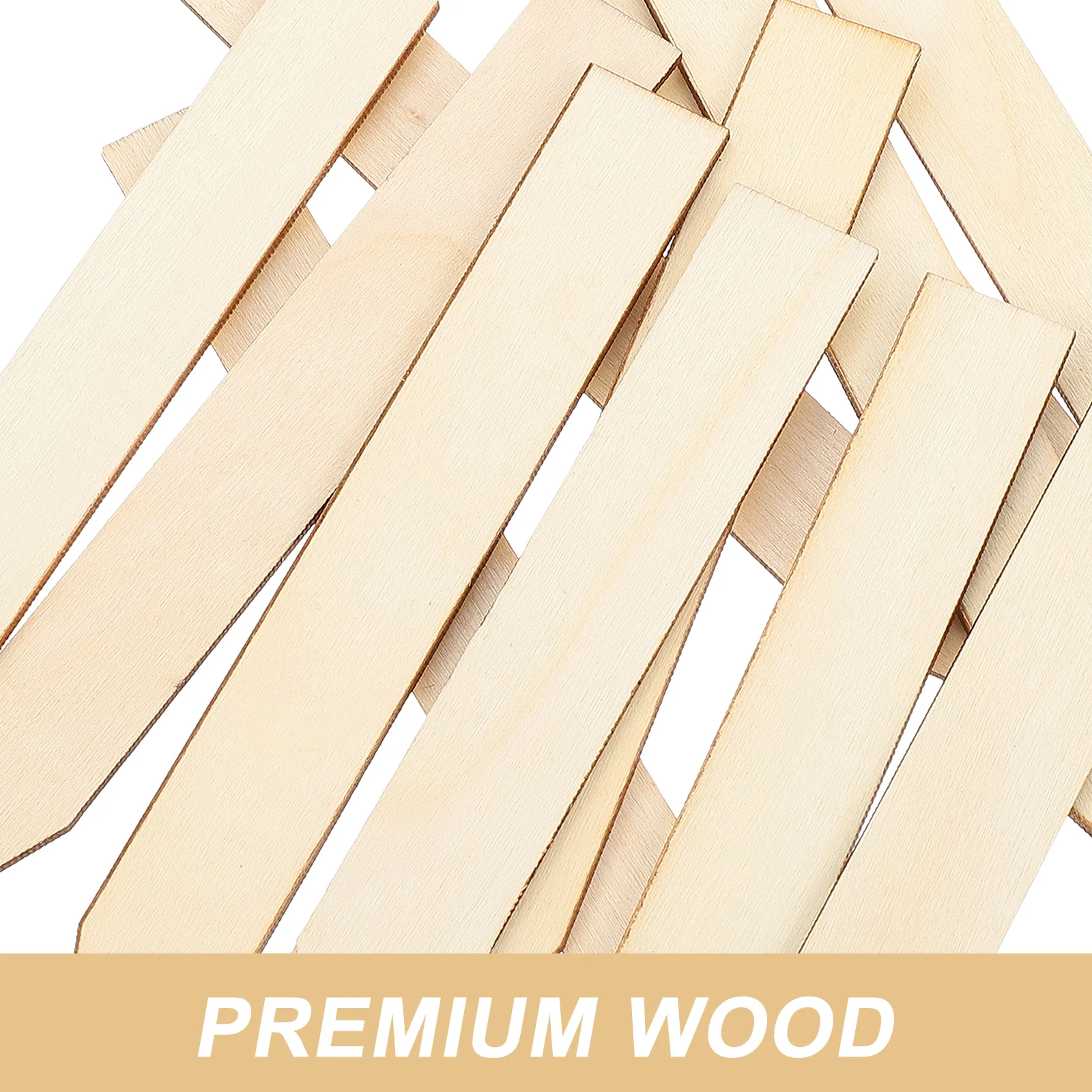 

50pcs Wooden Plant Labels Garden Tags for Nursery Gardening Flower Markers Lawn Stakes Plant Markers Garden Labels for Plants