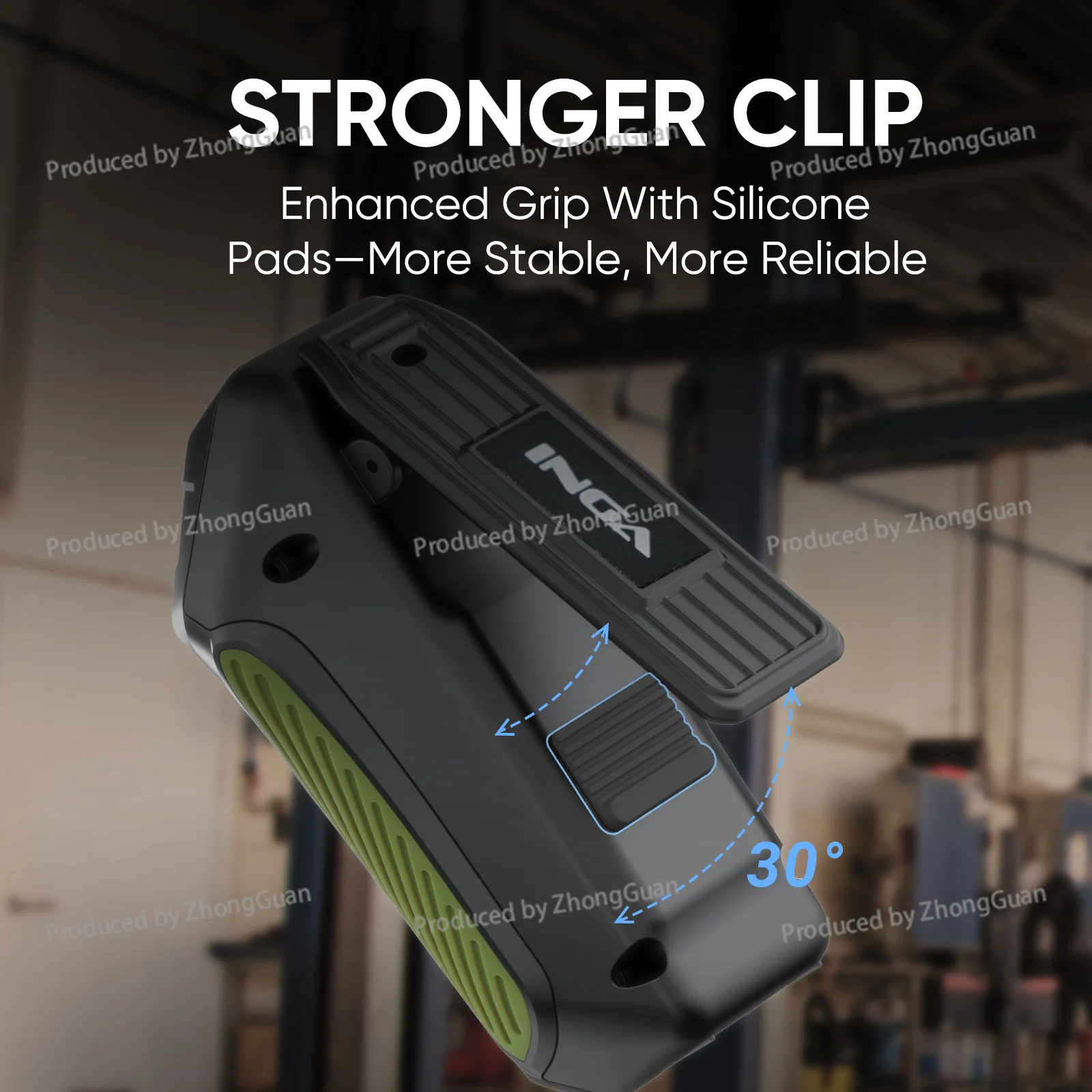 Outdoor Collar Clip Wearable Portable Small Speaker Wireless Call Mini Bluetooth Speaker with Lighting