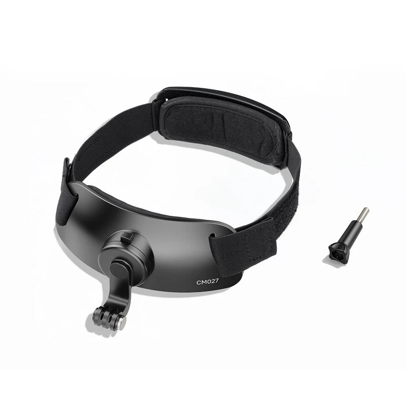 Ulanzi Head Strap Mount for Action Camera Smartphone Gopro 12 11 10 9 8 7 Head Strap Mount for Outdoor Photography Video Vlog