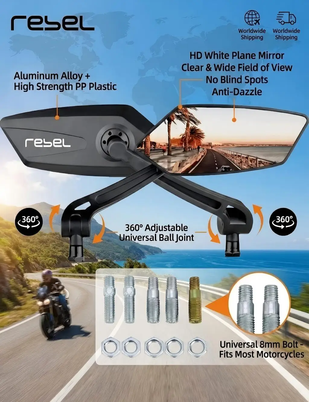 Motorcycle Rear Vie…