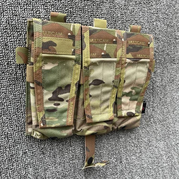 Taktische M4 Magazintasche Airsoft Multicam Wargame Mag Pouch Gear Jagdweste AVS JPC Weste Molle Frontplatte Erweiterung – Detail 2