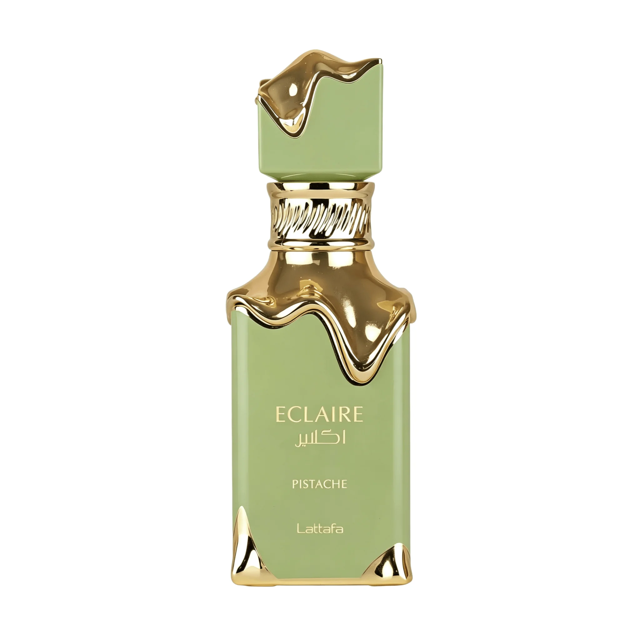 Lattafa Eclaire Pistache – Nussig, Cremig, Moschusartig – Parfümwasser-Spray, langanhaltender Duft für Frauen, 3,4 Unzen/ml, Luxusparfüm, langanhaltender Duft