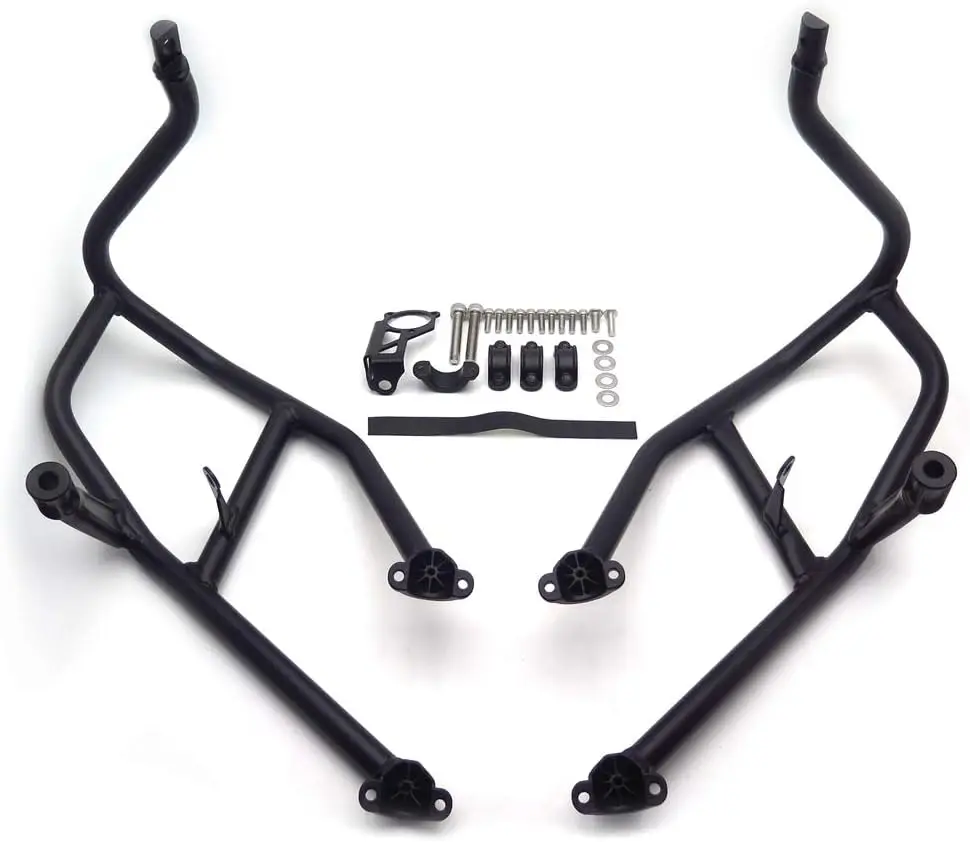 Motorcycle Engine Guard Lower Crash Bar Bumper in Orange, Fits ADV 1050 1090 1190 1290 Models 2017-2019