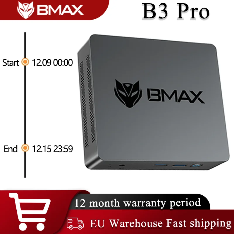 bmax,bmax b3 pro,bmax b3,bmax b3 mini,BMAX-Mini PC B3 con Windows 11 Pro, Intel N5095, 8GB de RAM, DDR4, 256GB SSD