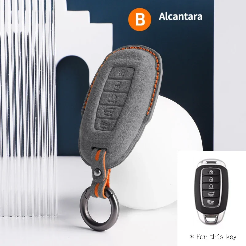5 Buttons Car Key Case Cover Shell Accessories For Hyundai Tucson Santa Fe Rena Sonata Elantra Creta I10 I30 I40 Solaris Accent