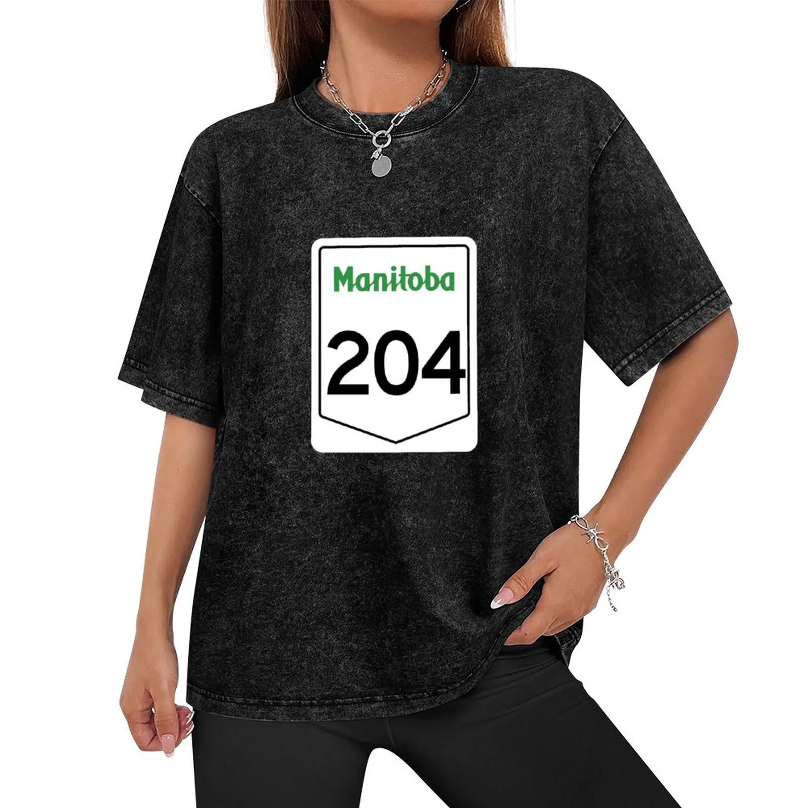 Manitoba Provincial Highway 204 (Area Code 204) T-Shirt shirts graphic cute tops sublime men graphic t shirts