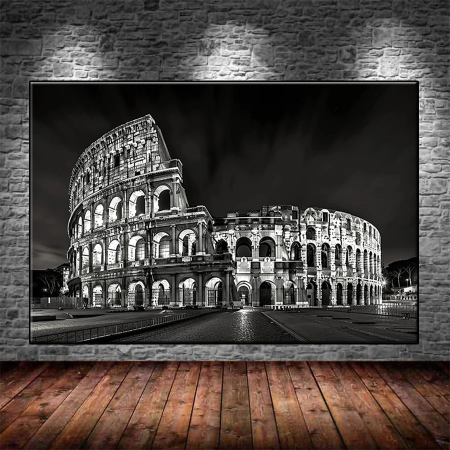 DIY Diamond Painting Kit New Landscape of the Italian Colosseum Diamond Mosaic Full Drill Embroidery Handmade Hobby