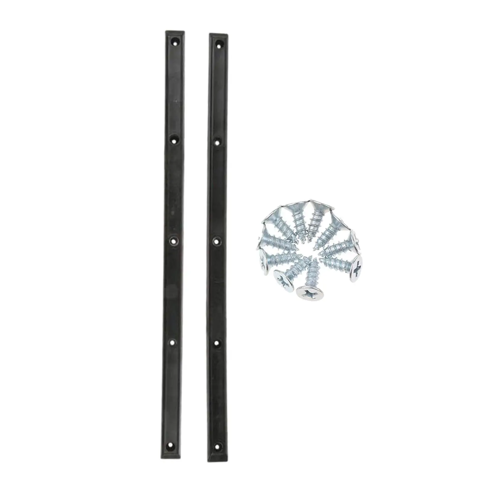 Plastic Skateboard Rails Strips Longboard Bumper Strip Anti-scratch Accessories for Skateboard Protection