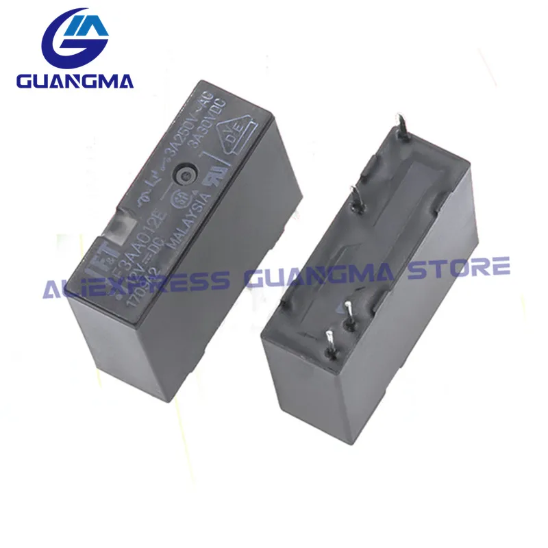 Imagem -04 - Relé de Potência F.t F3aa005e F3aa012e F3aa024e 4pin um Grupo de Dc24v Normalmente Aberto 12v 5vdc 100 Novo Original 50 Peças