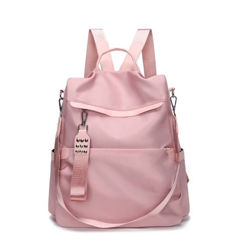 Mochila escolar de náilon antirroubo para estudantes, meninas, mochila casual, bolsa de ombro