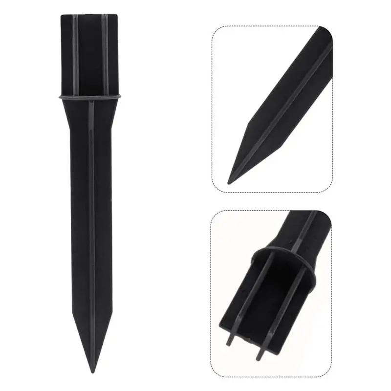 A26F-10Pcs Solar Garden Light Ground Sockets Light And Sturdy Can Securely Fix Outdoor Landscape Lighting And Pathways