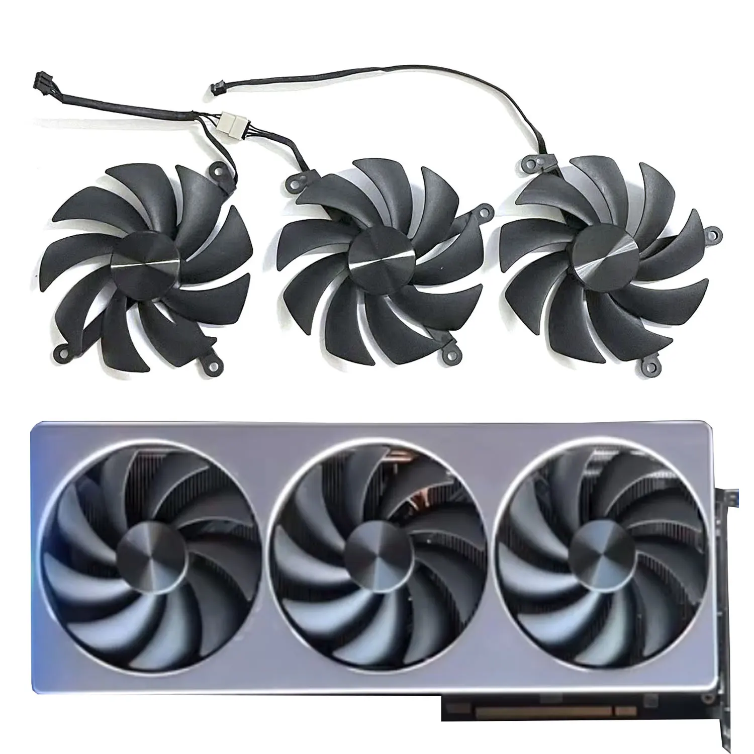 Ventilateur de refroidissement de carte graphique, 98mm, 4 broches, CF1015U12D, RTX4090, DC 12V 0,55 A, adapté pour Lenovo GeForce RTX 4090, neuf, original