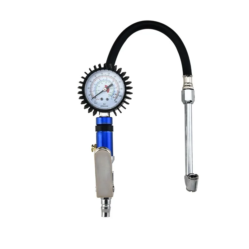 

High-precision Tire Pressure Gauge Air Pressure Gauge Inflatable Head Automobile Tire Monitor Air Inflatable Gun