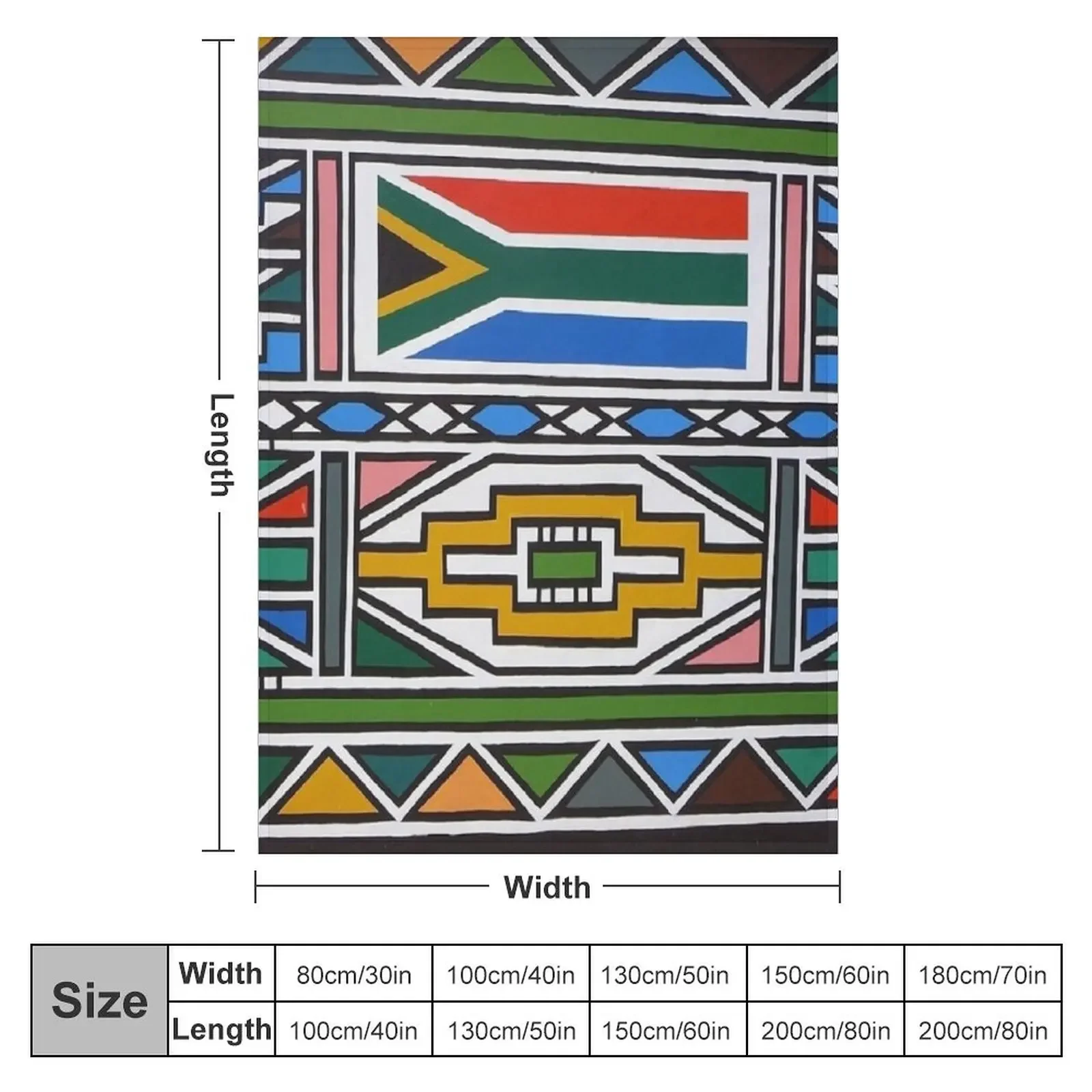 Ndebele Africa design Throw Blanket for babies Luxury Brand Blankets For Sofas Personalized Gift Blankets