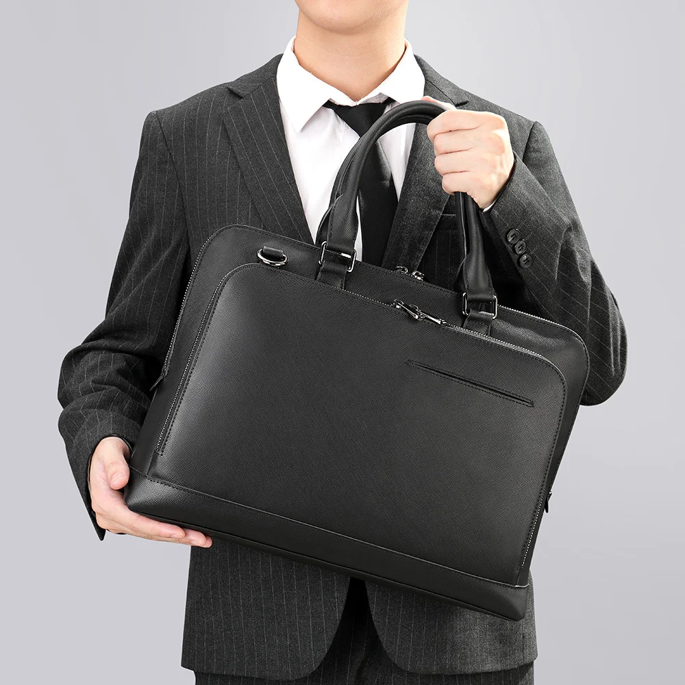 Herren tasche Echt leder Mann Aktentasche für 15 "Laptop Dokument A4 Business männliche Umhängetasche Portfolio сумка дляноутбука