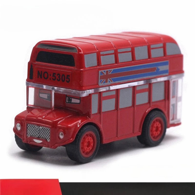 Cute Diecast Alloy Metal Car Bus Motor Tricycle Model Ornament Toy Gift