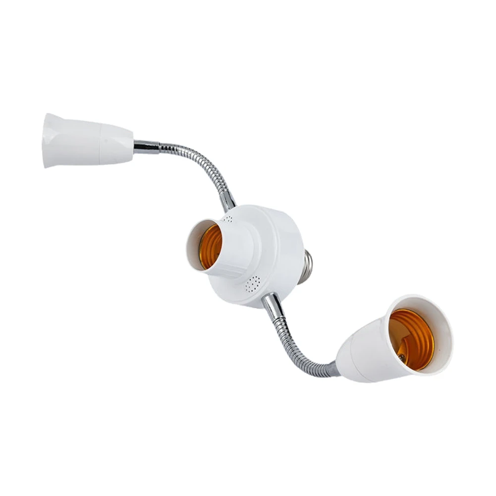 

A95G E27 LED Bulb Splitter Adapter Adjustable Light Holder Socket Converter for Home Office Exhibitions Light Holder 3 Heads