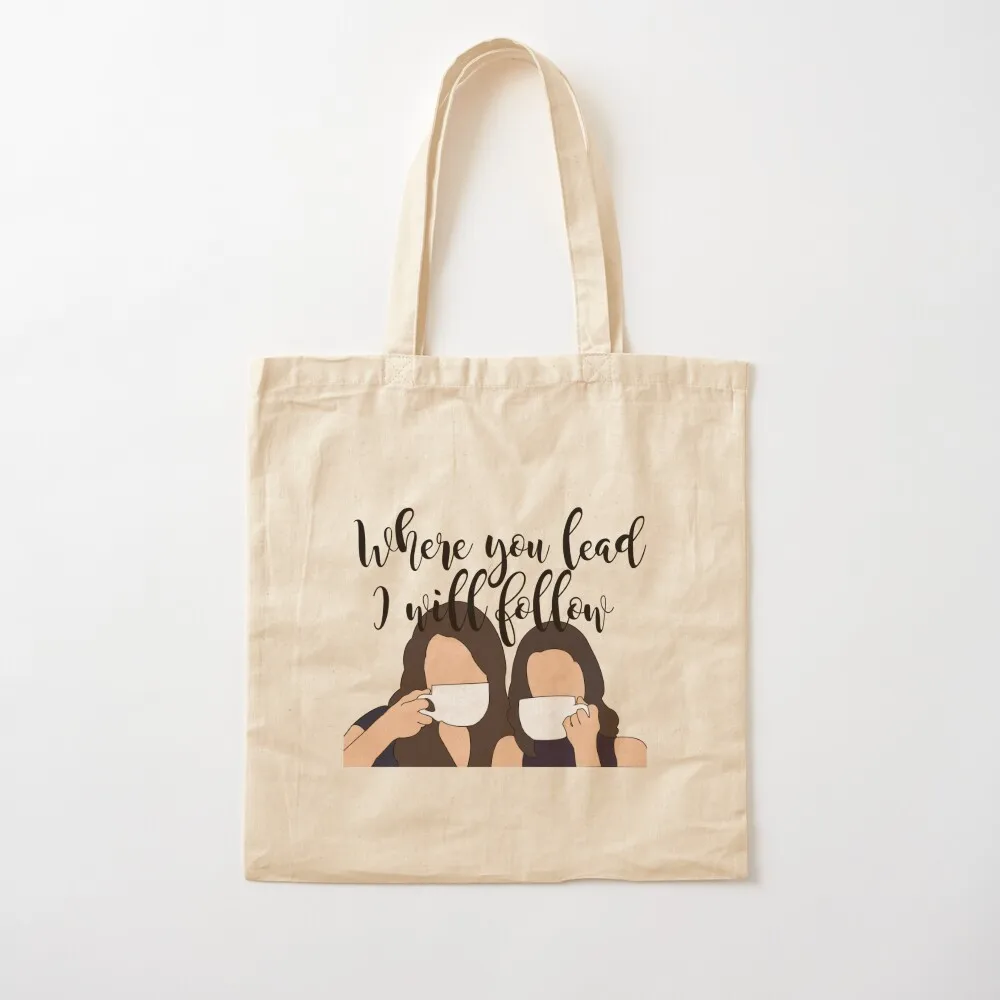 

Where you lead I will follow Tote Bag tote bag women Women's shopper Canvas Tote Bag