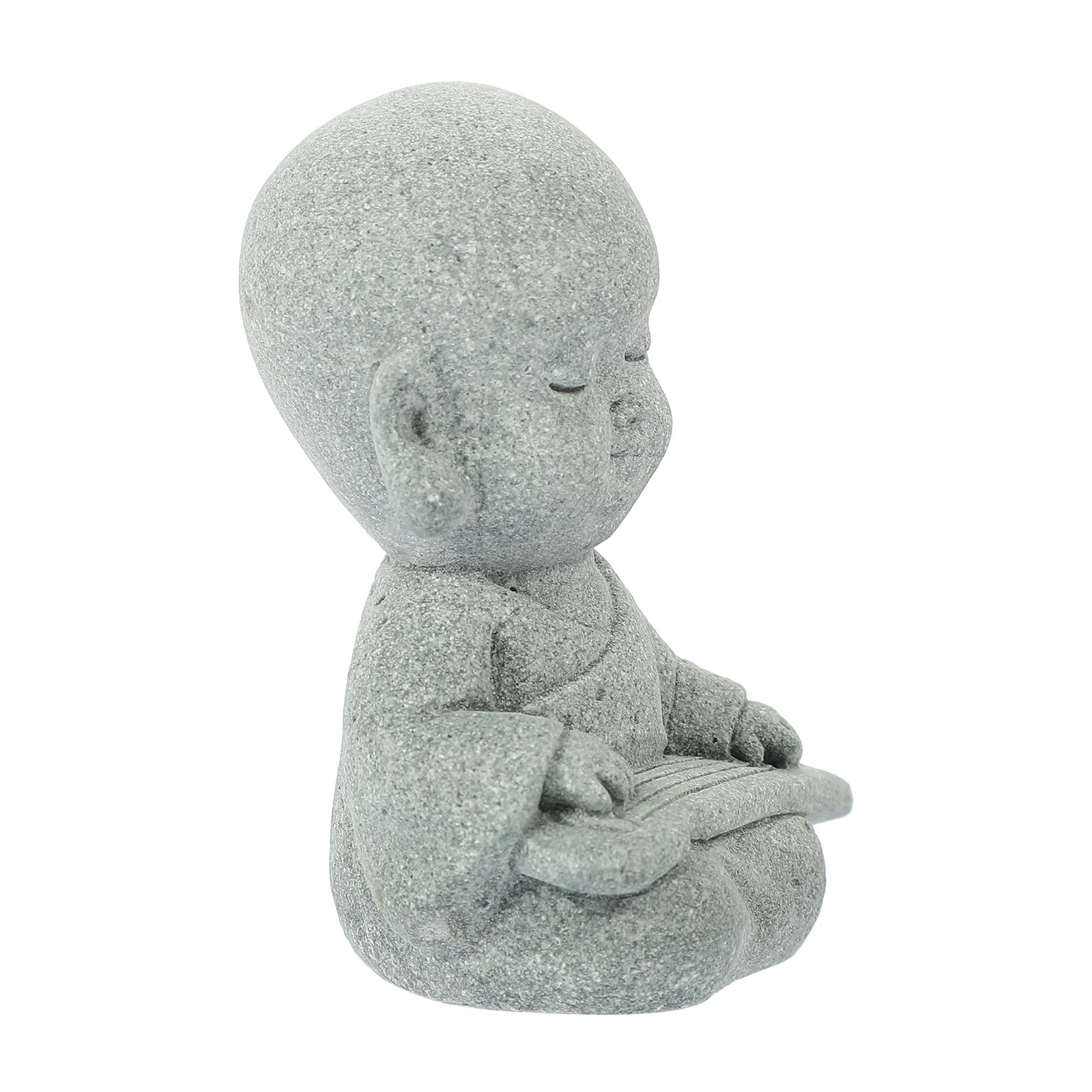 

Wear-Resistant Decorative Monk Statue Exquisite Monk Figure Smooth Surface Desktop Decor Aquarium Supply Home Complement