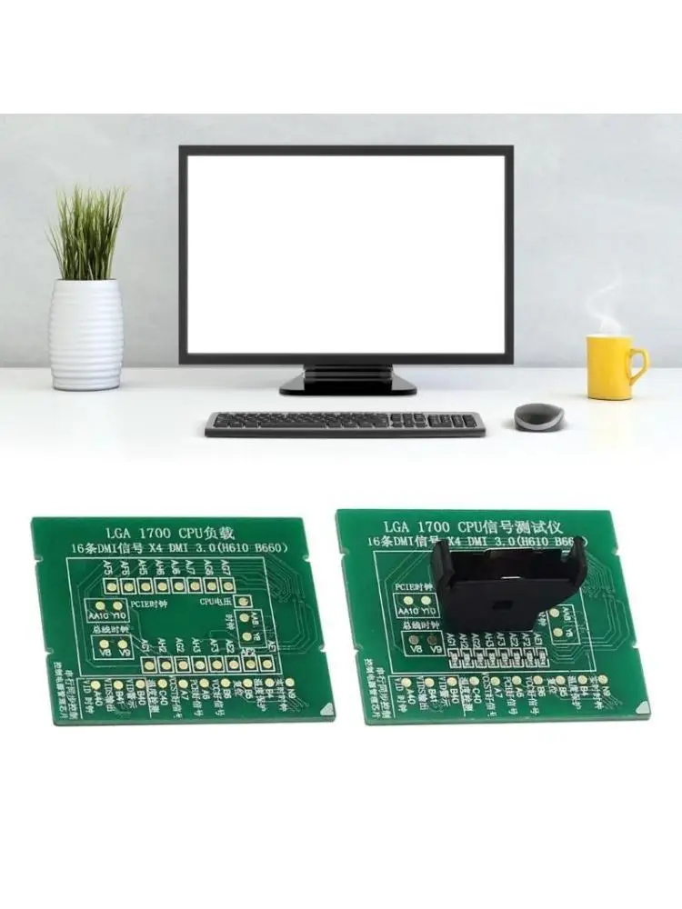 652F Desktop LGA 1700 CPU DMI3.0 H610 B660 CPU Socket Tester Dummy Load Fake Load with LED Repair Board