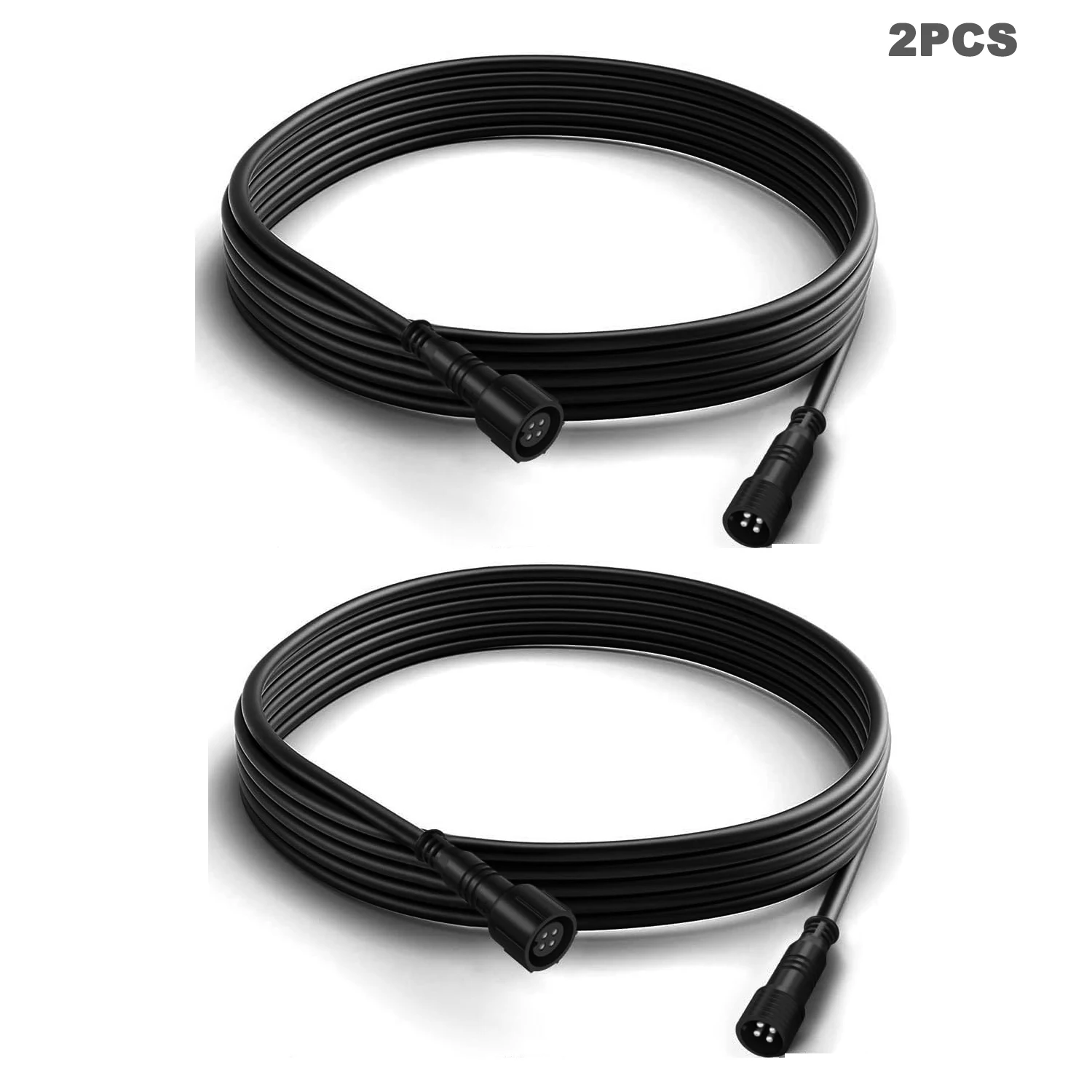 

MICTUNING 2PCS 10FT 4 Pin Extension Cables - Exclusive for RGB Rock Lights and P1Y P1s P1C P8 Series Switch Panel Connection