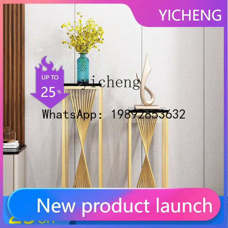 

W7-Iron Art Living Room Simple Modern Light Luxury Storage Rack Indoor Balcony Ornament Decorative Rack