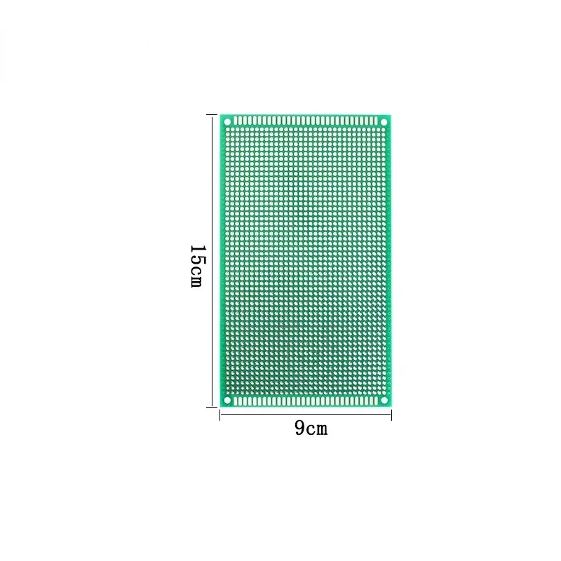 Carte de prototype double face PCB, cartes de circuit imprimé universelles, bricolage vert, plaque violette, 8x12cm, 7x10cm, 9x15cm, 10x10cm, 10x15cm, 5 pièces, 10 pièces