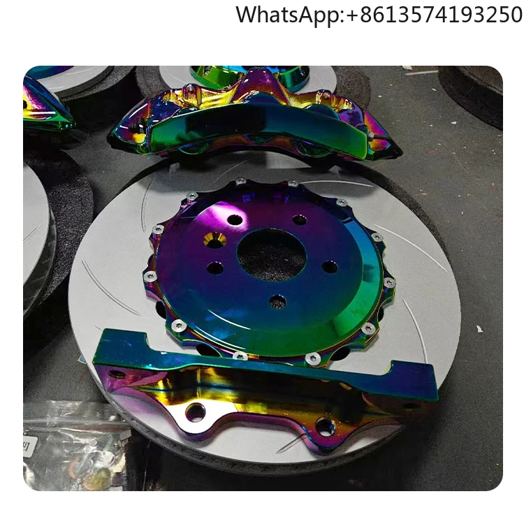 

For Big Brake Caliper 6 Piston Brake Kit Electroplated Camouflage Calipers Floating Rotor 405 380 for Toyota Fortune 2019