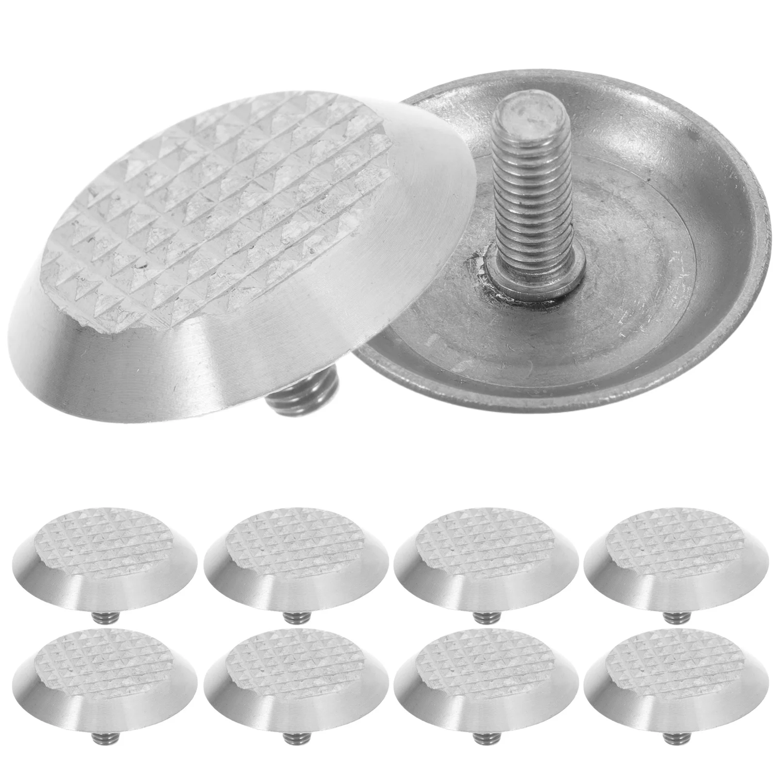 

10pcs Blind Road Nail 304 Stainless Steel Antislip Tactile Studs for Sidewalk Subway Airport Guidance Visually Impaired Easy
