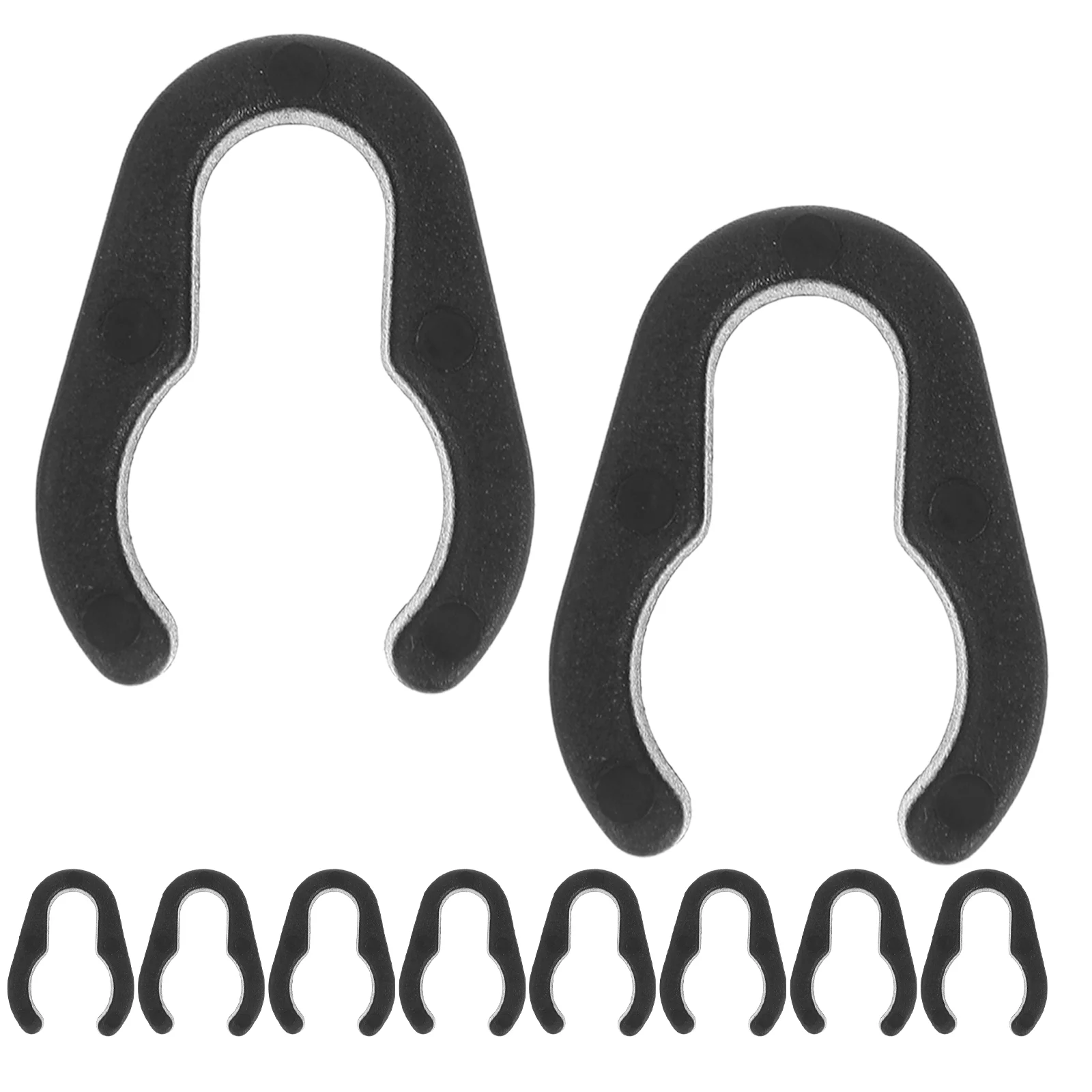 

10 Pcs Wire Holder Microphone Clip Cable Household for Organizer Home Stand Clamp Plastic