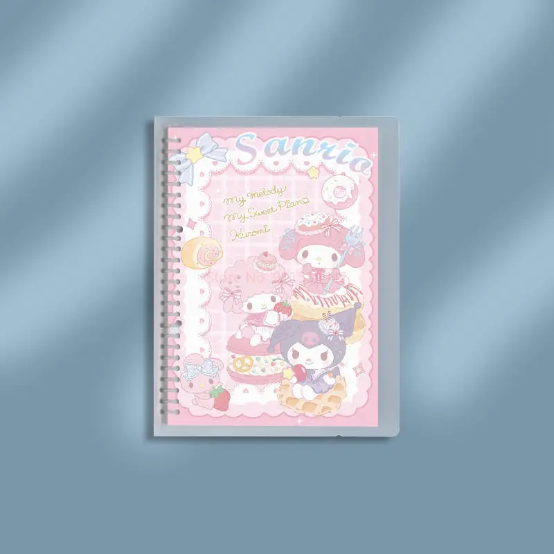 A5/b5 Sanrio Kuromi Cinnamoroll luźny liść studencka odpinana książka z wyłożonym notatnikiem w szachownicę sprzedaż hurtowa