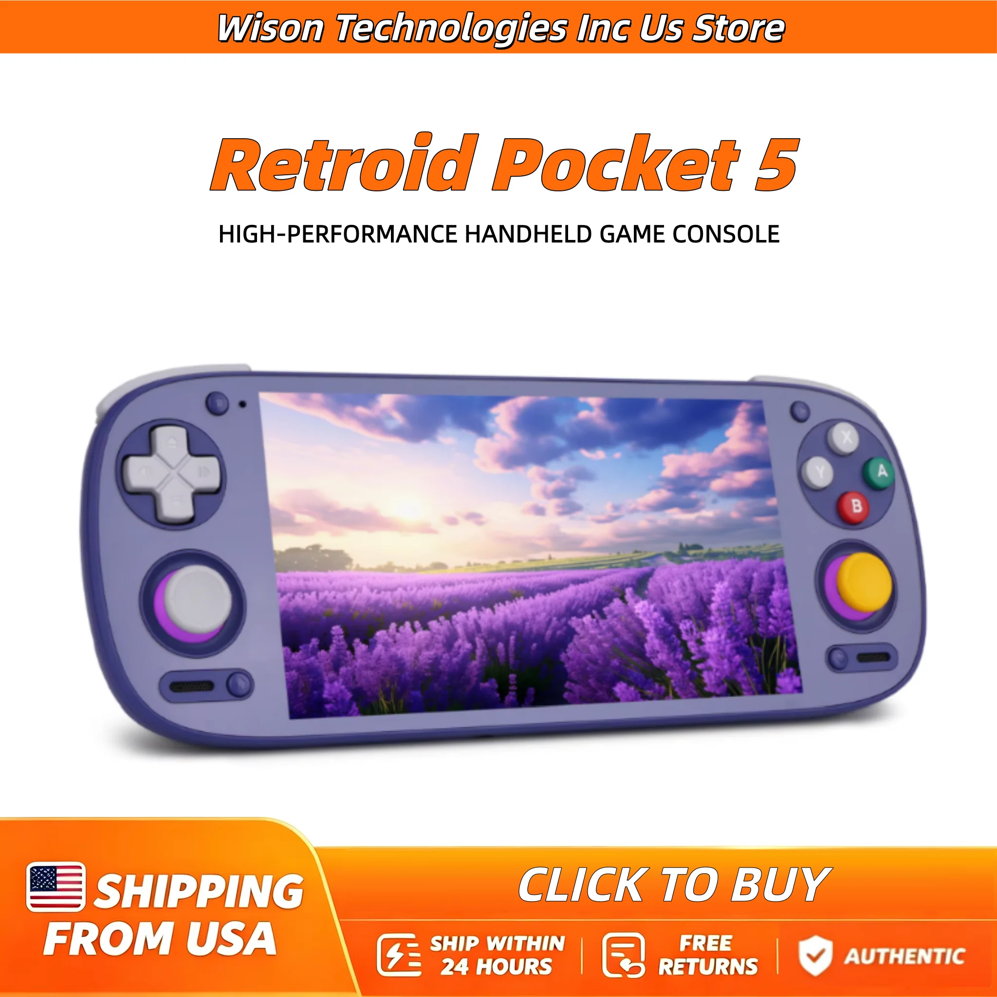 Gaming Console For Sale - Console portatile Retroid Pocket 5, schermo