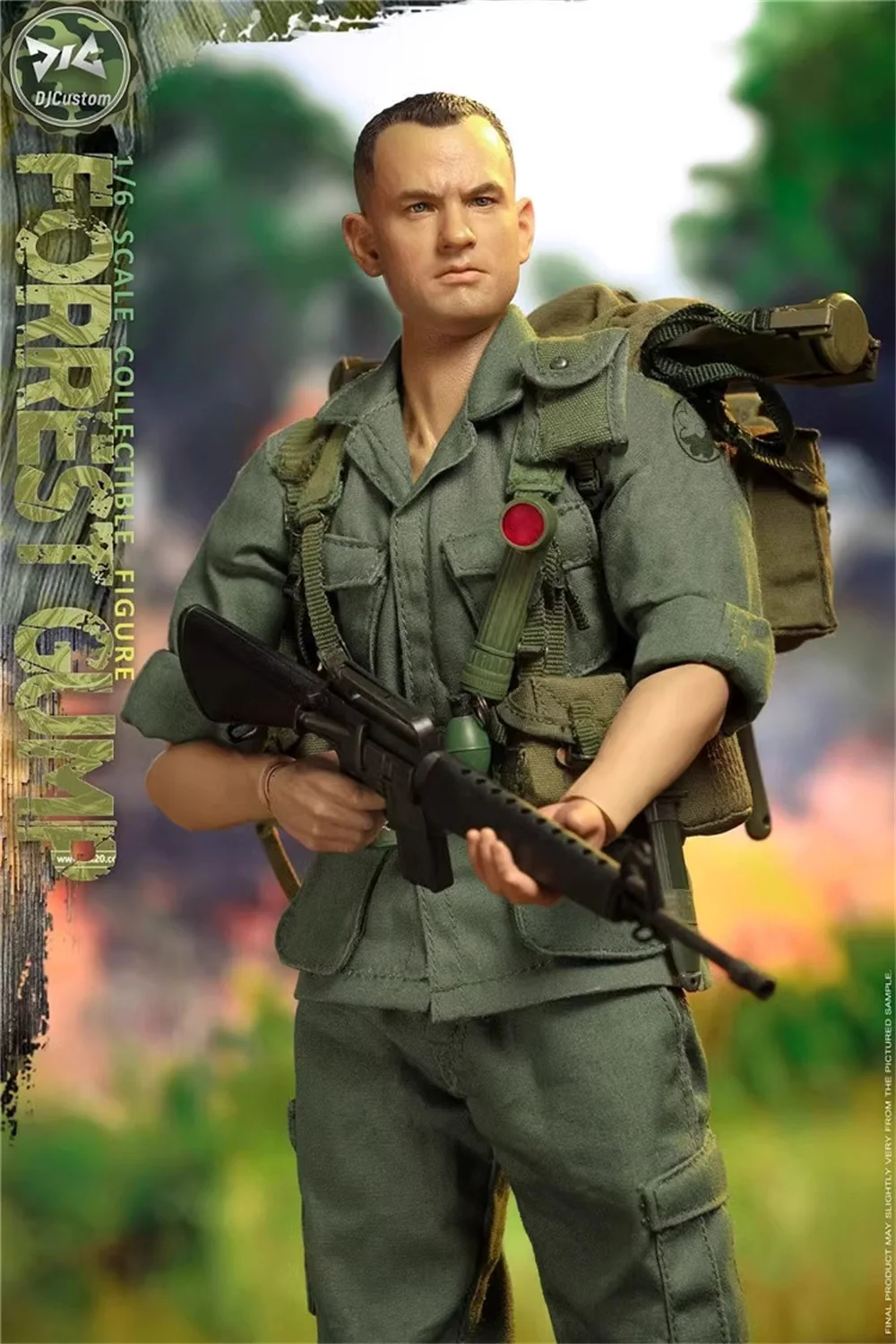 1/6 DJ-Custom DJ-16008 wwii Series Tom Hanks คนดีทหารทั้งชุดของขวัญตุ๊กตาขยับแขนขาได้ที่สามารถเคลื่อนย้ายได้สำหรับแฟนๆ