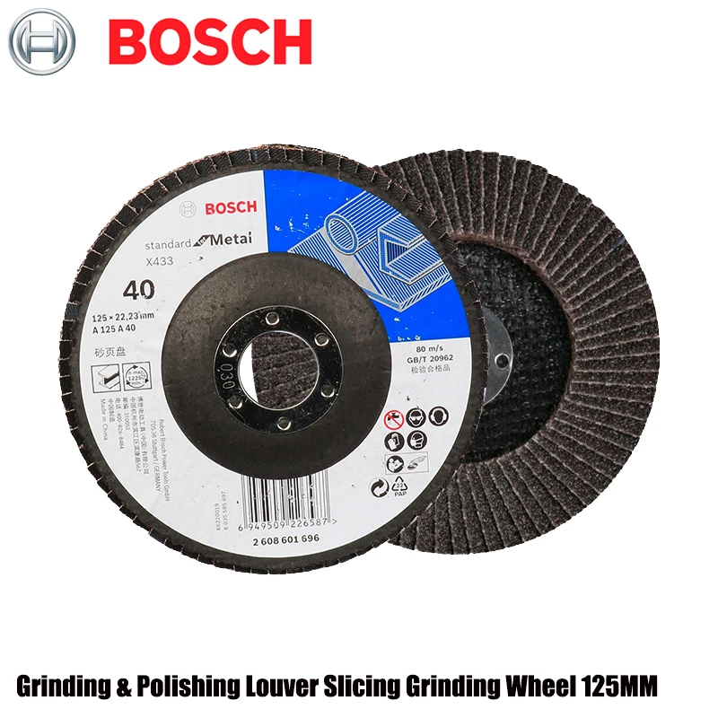 BOSCH Grinding & Polishing Grinding Wheel Blades Louver Slice Power Tool Accessories 2608601696 2608601697 2608601698 2608601699