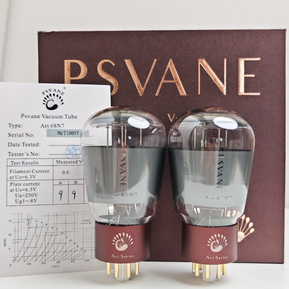 YNLIHONG PSVANE ART 6SN7 Vacuum Tube Valve Replaces 6N8P 6H8C CV181 6SN7GT 5692 Electronic Tube For Amplifier Audio valve kit