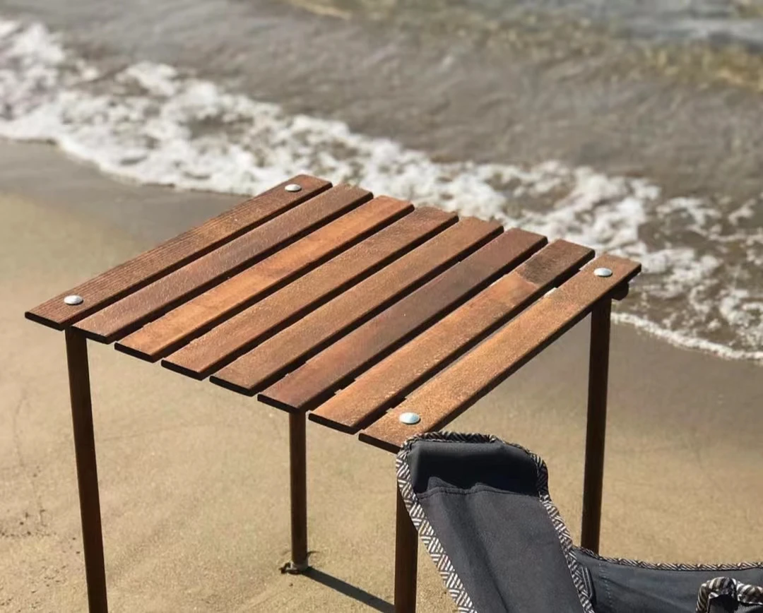 丈夫な屋外用家具 軽量 高さ調節可能 ピクニック キャンプ用屋外テーブル