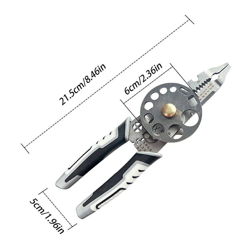 Multifunctional 10 In 1 Wire Cutting Pliers Manual Electrical Wire Stripping Pliers Cable Crimping Pliers Wire Pulling Scissors