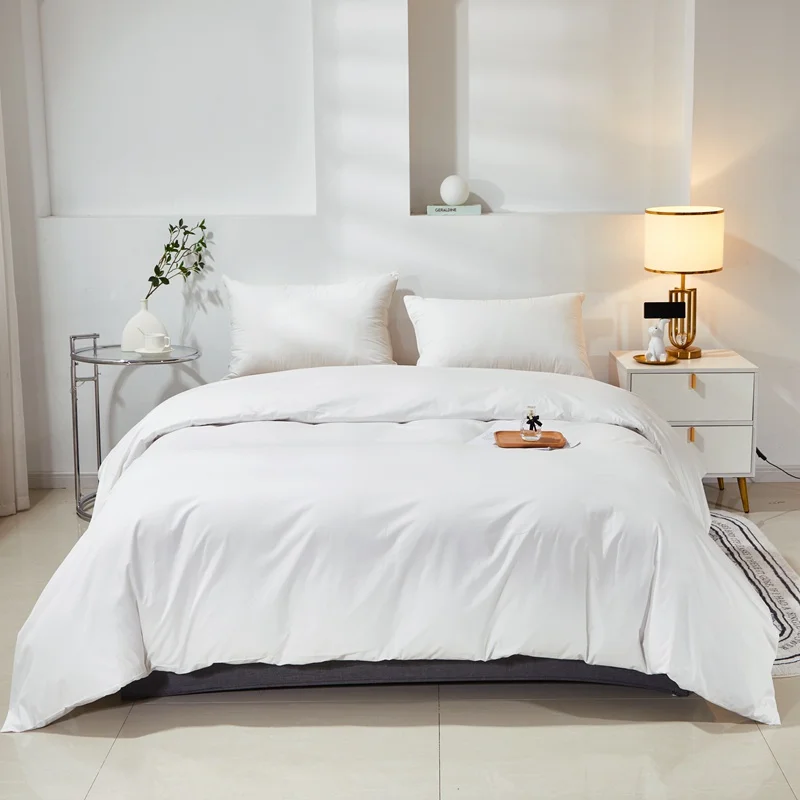 1pc 100% Pure Cotton  Duvet Cover（Excluding pillowcase） New Solid Color High-quality High-density Soft and Skin Friendly