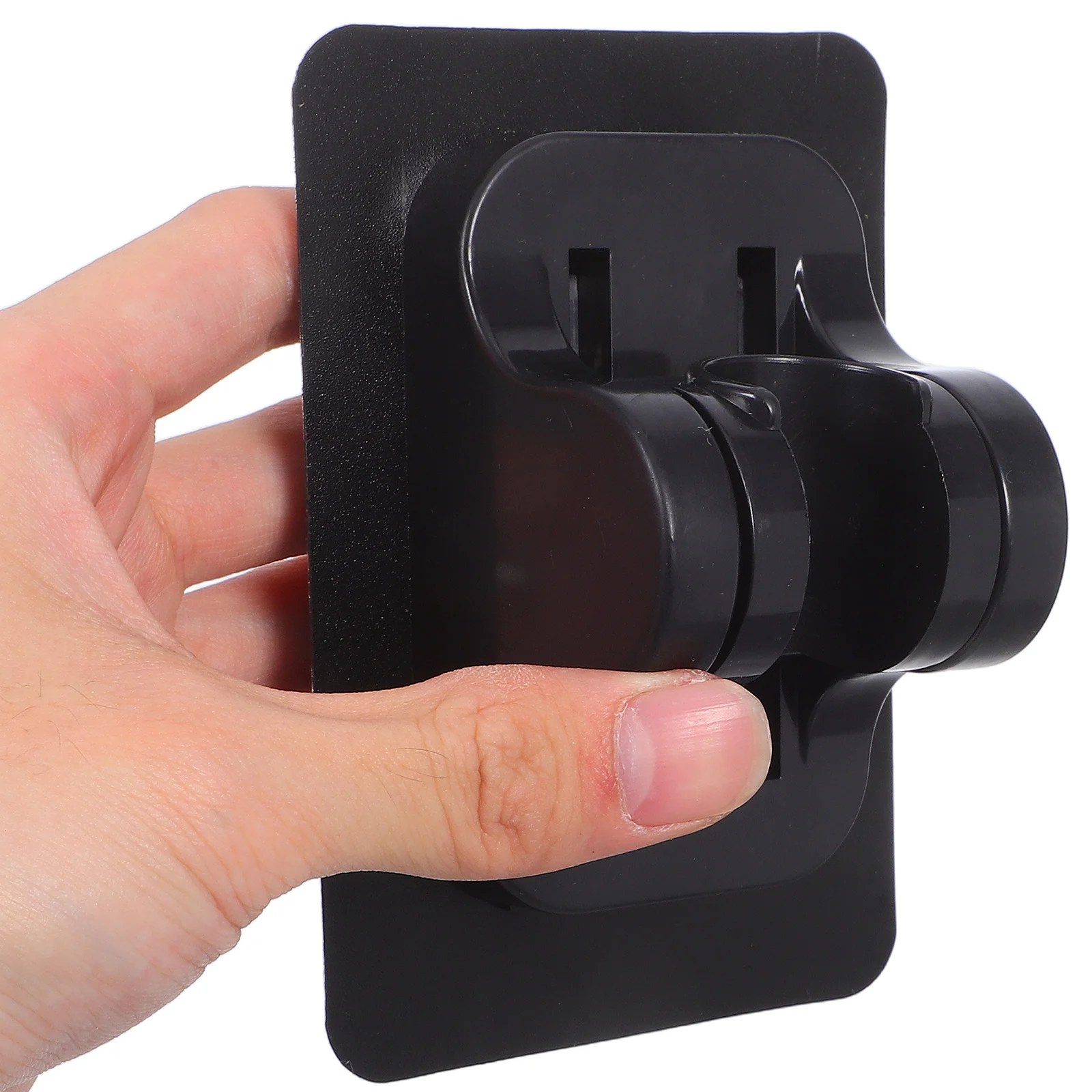 

2Pcs No Drill Shower Head Bracket Stylish Space Saving Wall Mount Handheld Support Bath Accessory Shower Head Bracket